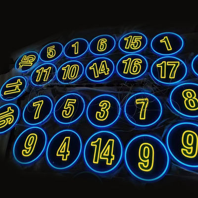 Art Acrílico LED Neon Lights colgando de la pared para la decoración del bar de la fiesta con tamaño personalizado