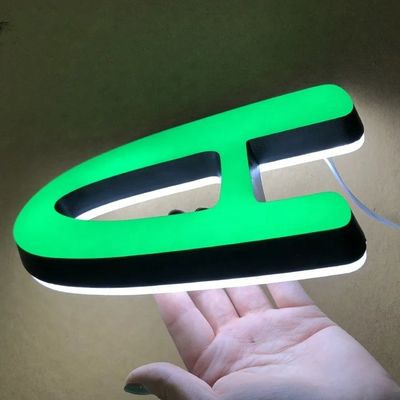 50000 horas de trabajo de por vida llamativo 3D LED Resina Acrílica Cafetería Cartel de la tienda