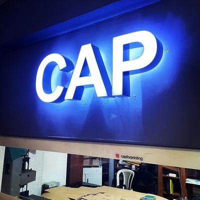50000 horas de trabajo de por vida llamativo 3D LED Resina Acrílica Cafetería Cartel de la tienda