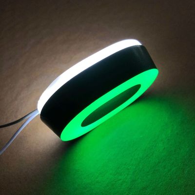 50000 horas de trabajo de por vida llamativo 3D LED Resina Acrílica Cafetería Cartel de la tienda