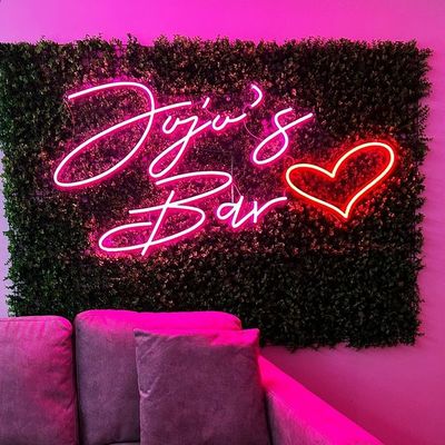 Cartel de neón de LED personalizado Fiesta de cumpleaños Favores para la pared Decoración de la habitación rosa Cartel de neón de feliz cumpleaños