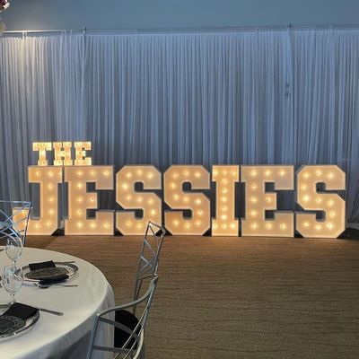 Hoteles Tiendas de decoración de luces pequeñas LED Marquee letras con 12V de entrada de voltaje Marquee señal