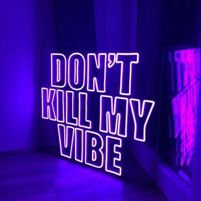 Lámparas de neón personalizadas para decoración de dormitorio Arco iris colgando lámpara nocturna de moda