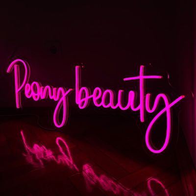 Lámparas de neón personalizadas para decoración de dormitorio Arco iris colgando lámpara nocturna de moda