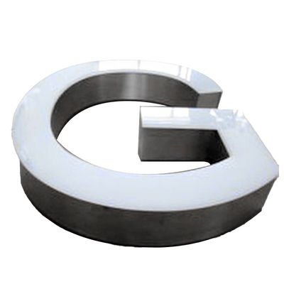 Tamaño personalizado 3D letra acrílica LED signo de iluminación para logotipo de negocios al aire libre