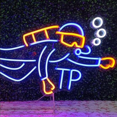 Logotipo de la tienda personalizado Nombre de la señal de neón Letras de la señal de luz de neón exterior tamaño personalizado