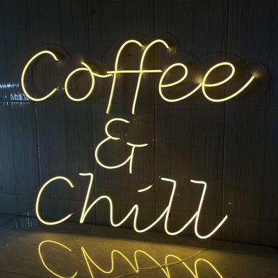 Logotipo de la tienda personalizado Nombre de la señal de neón Letras de la señal de luz de neón exterior tamaño personalizado