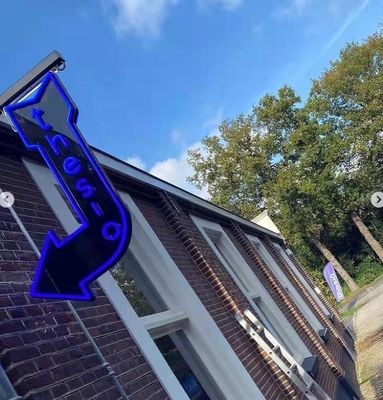 Marcador de tablero de luz 3D personalizado LED de signo acrílico de publicidad caja de luz para exteriores