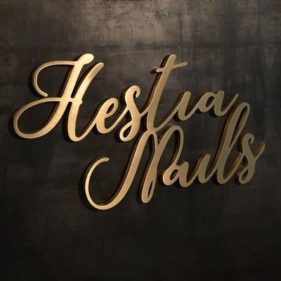 Logotipo de letras metálicas antióxido con 50000 horas de vida útil y diseño de color personalizado