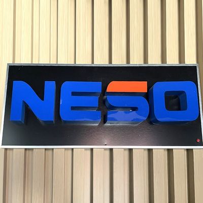 Publicidad acrílica 3D LED caracteres plásticos luminosos para el logotipo de palabra iluminado frontal