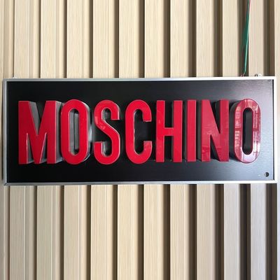 Publicidad acrílica 3D LED caracteres plásticos luminosos para el logotipo de palabra iluminado frontal