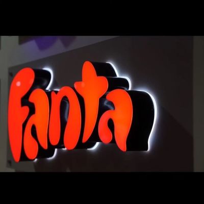 LED Acrílico Fabricado 3D Iluminado La fachada de la tienda letras dimensionales