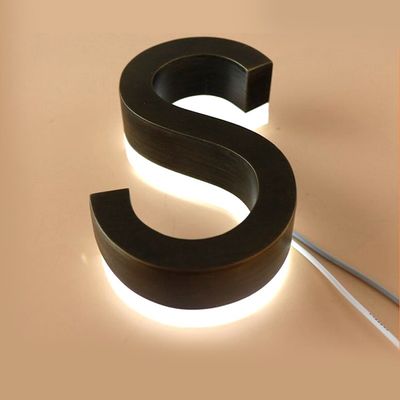 28C Iluminación interior personalizada con luz LED Carta de pared con tamaño personalizado