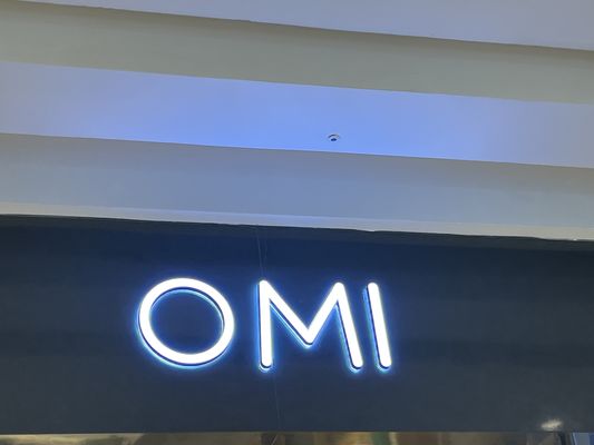 LED Acrílico Fabricado 3D Iluminado La fachada de la tienda letras dimensionales