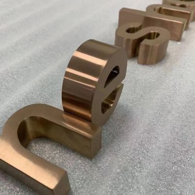 Advertencia de oro 3D LED Signos electrónicos para el logotipo de la tienda