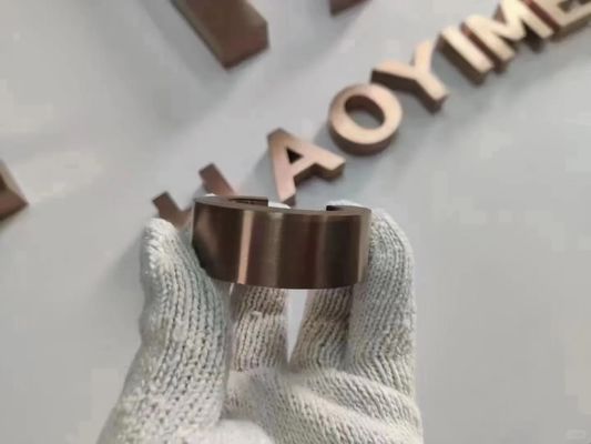 Advertencia de oro 3D LED Signos electrónicos para el logotipo de la tienda