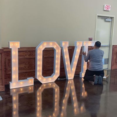 Propuesta de matrimonio cartel de neón carpa de luz letras de decoración