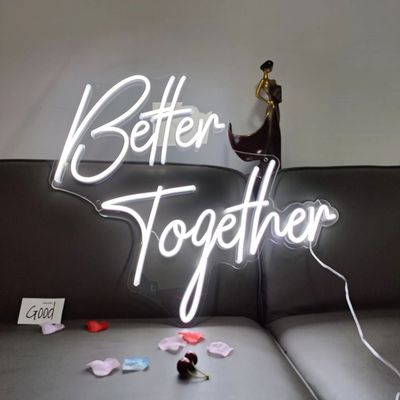 Marquee de la boda ilumina letras de neón para decoración personalizada
