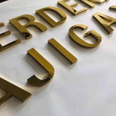 Indicadores LED de acero inoxidable personalizables para A-Z y alfabeto de números