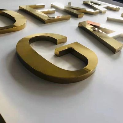 Indicadores LED de acero inoxidable personalizables para A-Z y alfabeto de números