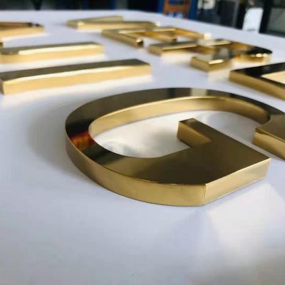 Indicadores LED de acero inoxidable personalizables para A-Z y alfabeto de números