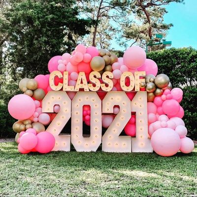Voltado de entrada 12 V Led Marquee Letters 3ft 4ft 5ft Grandes números Giant Light Up Letters