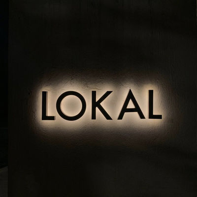 Snow Outdoor LED Canal Signage Carta LED 3D personalizada para publicidad y spa