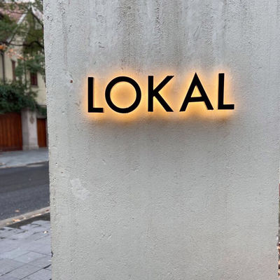 Snow Outdoor LED Canal Signage Carta LED 3D personalizada para publicidad y spa