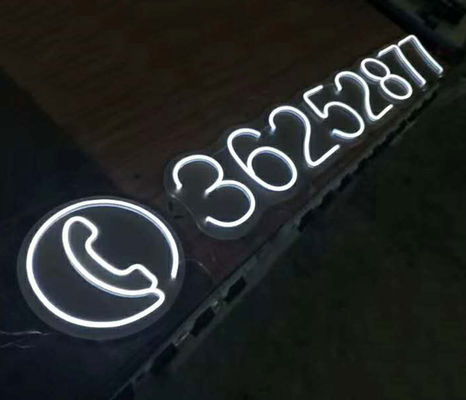 Su y su señal de baño luz de neón señal de paz mano con 110-240 V de voltaje de entrada