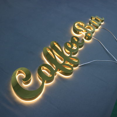5000 horas de trabajo de toda la vida Nieve exterior retroiluminada LED Canal de la carta Signo para la pantalla