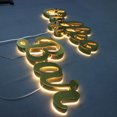 5000 horas de trabajo de toda la vida Nieve exterior retroiluminada LED Canal de la carta Signo para la pantalla