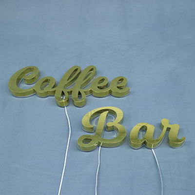 5000 horas de trabajo de toda la vida Nieve exterior retroiluminada LED Canal de la carta Signo para la pantalla