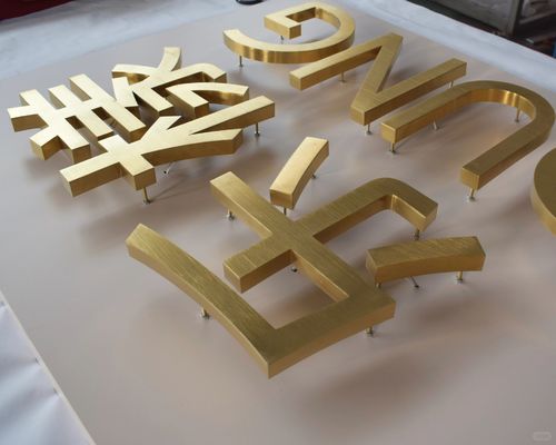 3D LED en exteriores cartelera y tablero de visualización luz de fondo de metal inoxidable letras luminosas