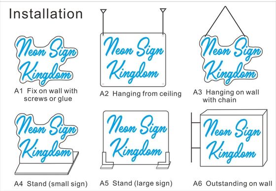 OEM Neon Light Sign Para Negocios de Nieve Y Logotipo Personalizado Señal de Boda