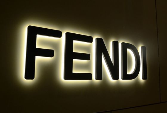 12V LED tiras de metal personalizado señalización comercial de publicidad para oficinas letras de la pared logotipo