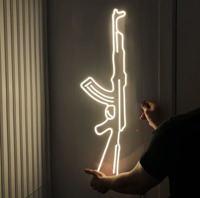 Voltado 12v Logotipo personalizado de luz de neón señal de boda para casa de fiesta