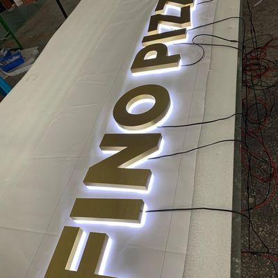 Tiendas Letras de señalización LED Nieve LED 3D Señales personalizadas Logotipo de negocios Señales de tiendas al aire libre