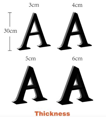 12V LED letras de retroiluminación acrílica para señales comerciales al aire libre letras de señalización LED personalizadas