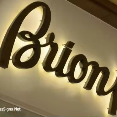 Solución de publicidad para interiores y exteriores con LED acrílico Rishang Light Letter Box 28 C Bar