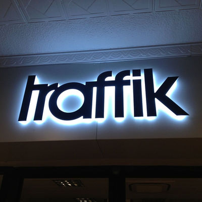 Indicador de pared de letras de luz interior iluminada con luz LED personalizada con voltaje de entrada de 12V DC