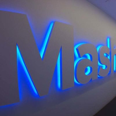 DC 12V de acero inoxidable letras de canal iluminado para las señales del frente de la tienda ecológicas