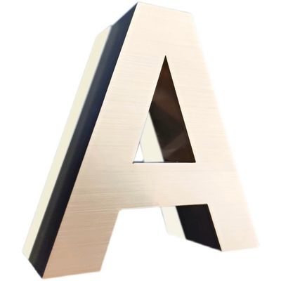 Lecturas LED montadas en la pared Signo iluminado LED para señalización comercial en interiores