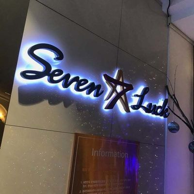 3D Custom Seiko retroiluminado LED Palabra de acero inoxidable Canal de la carta de signo para la tienda de venta al por menor