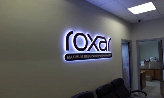 Cortar láser personalizado 3D letras de logotipo de pared de metal para LED retroiluminado de acero inoxidable señal